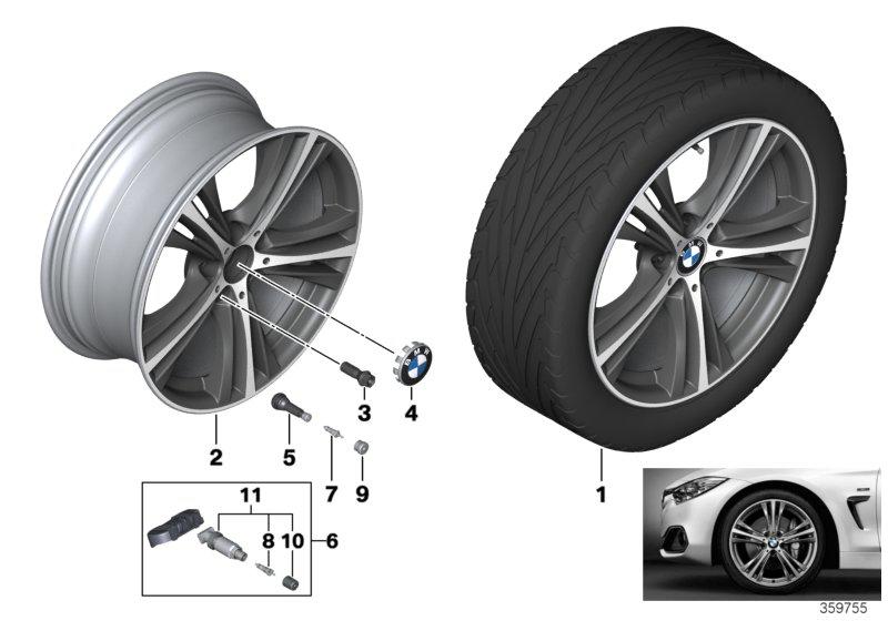 BMW LM velg sterspaak 407 - 19''