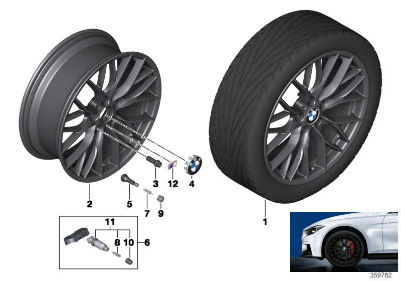 BMW LM velg M dubbele spaak 405-18''