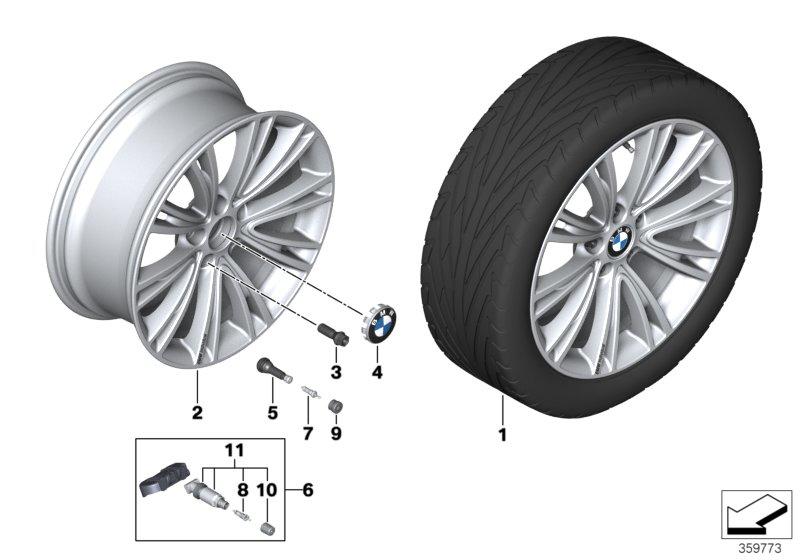 BMW LM-velg Individual V-spaak 626