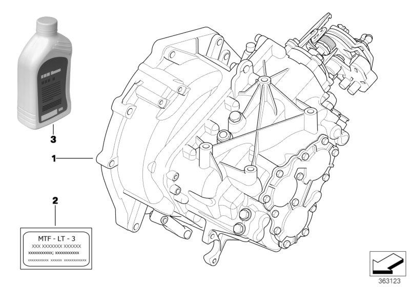 Handgesch. versnellingsbak GS6-85BG / DG