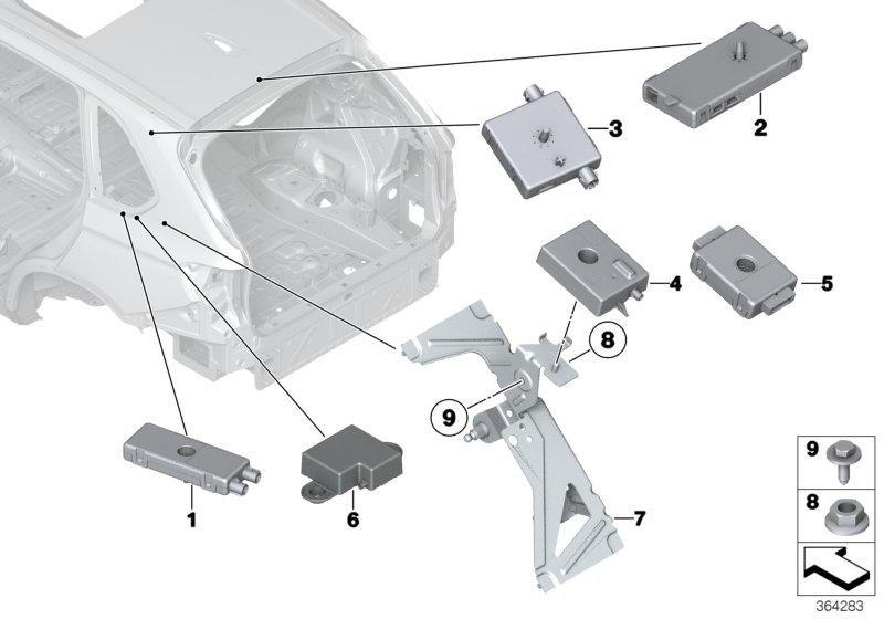 Onderdelen antenne-diversity