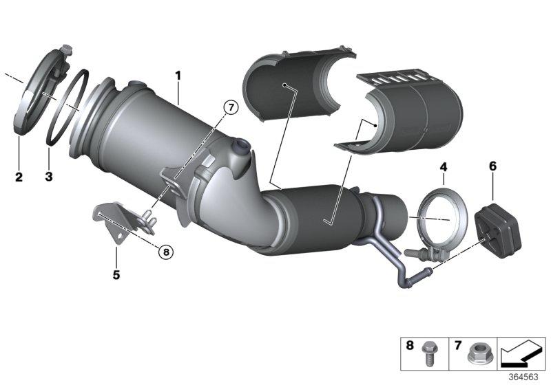 Katalysator dichtst bij motor