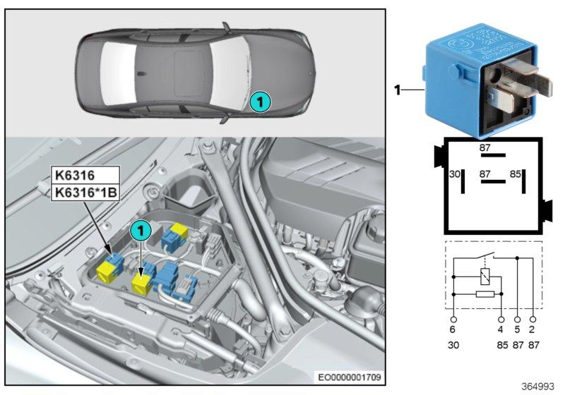 Valvetronic-relais K6316