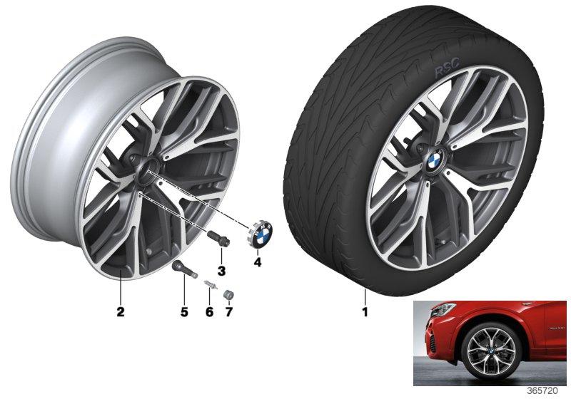 BMW LM-velg Y-spaak 542