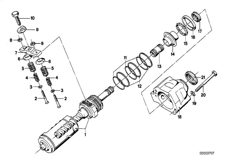 Hydrostuurdrijfwerk-wormas/legering