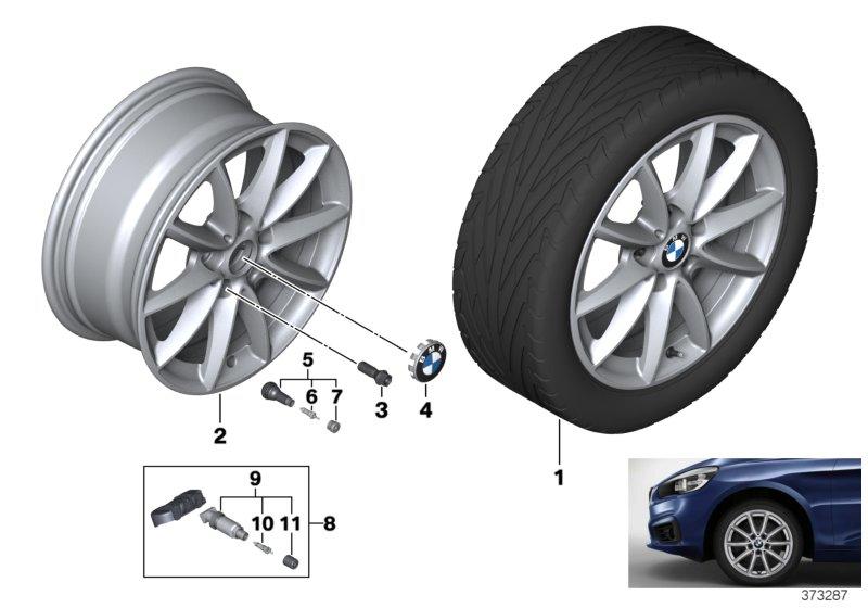 BMW LM-velg V-spaak 471 - 16''