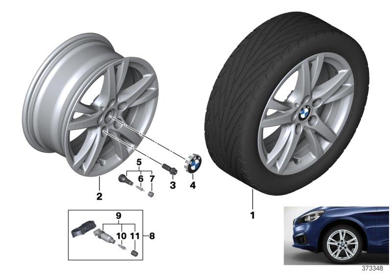 BMW LM velg dubbelspaak 473 - 16''