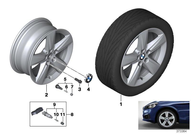 BMW LM-velg sterspaak 478 - 17''