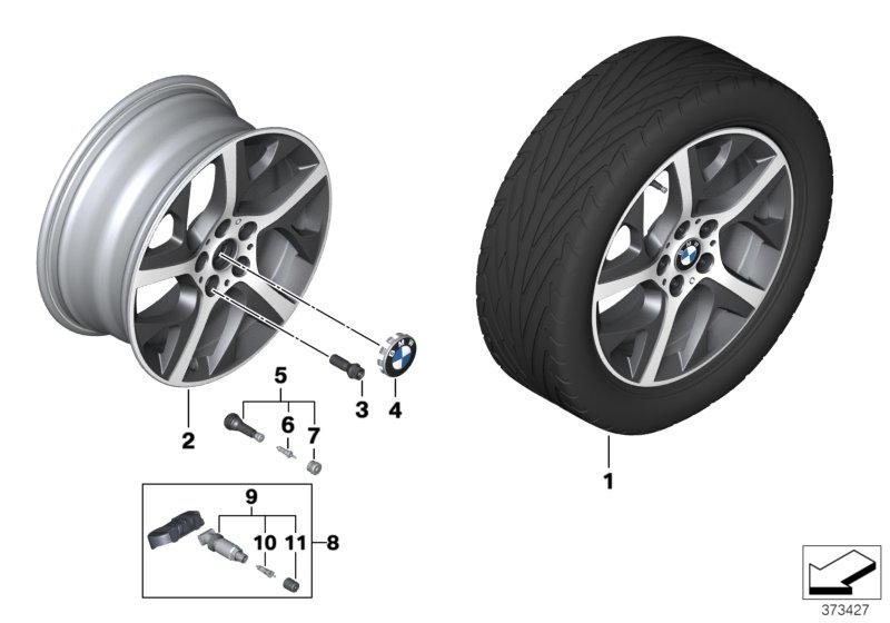 BMW LM-velg Y-spaak 480 - 17''