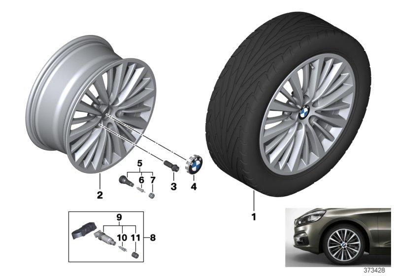 BMW LM-velg veelspaaks 481 - 17''