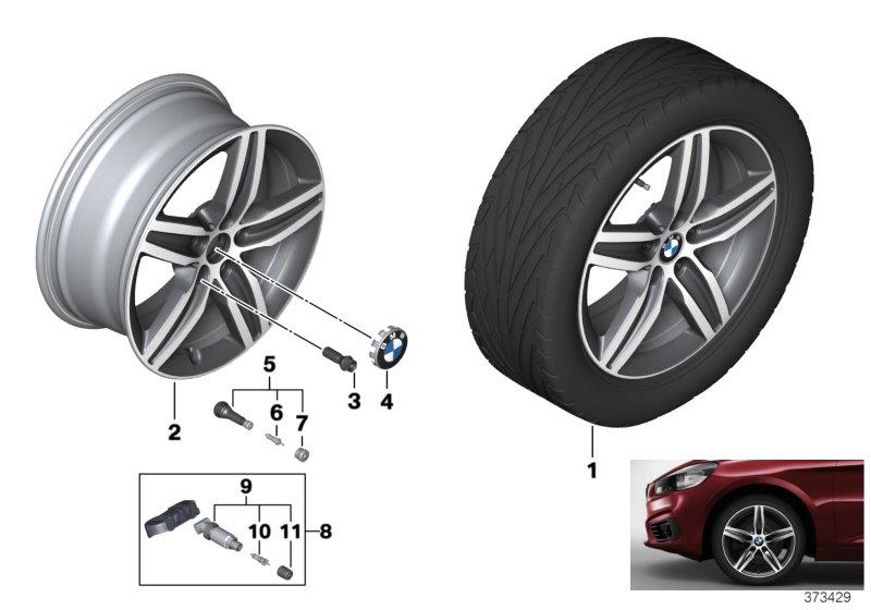 BMW LM-velg sterspaak 379 - 17''