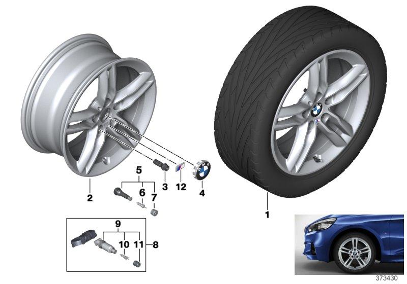 BMW LM-velg M dubbele spaak 483M - 17''