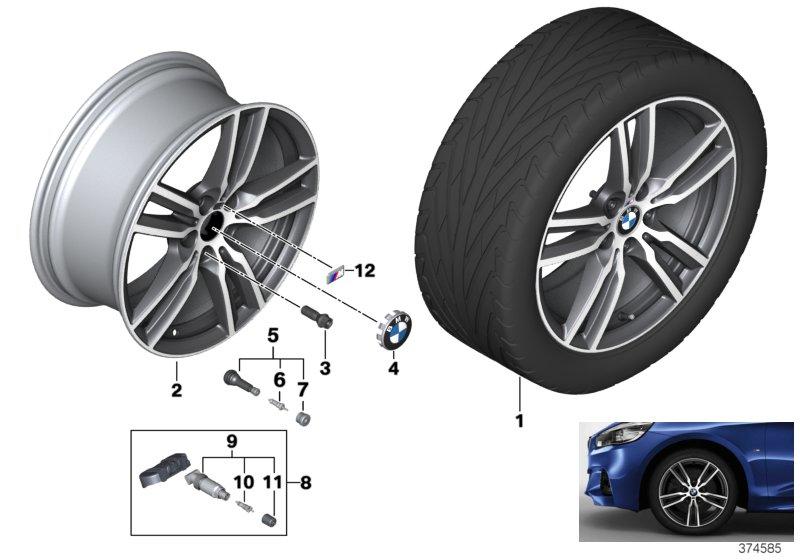 BMW LM-velg M dubbele spaak 486M - 18''