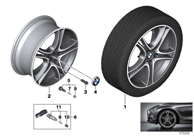 BMW LM velg dubbelspaak 361 - 18''