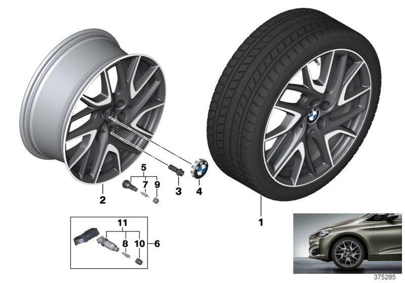 BMW LM-velg turbinestyling 487 - 19''