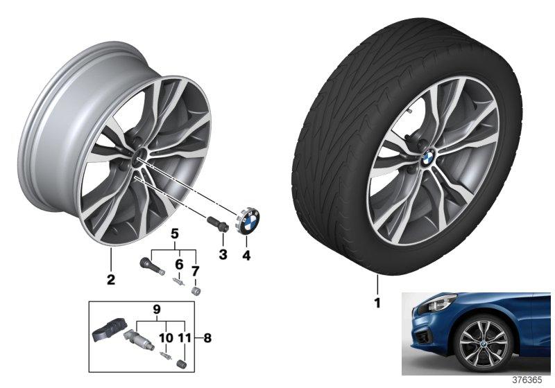 BMW LM-velg Y-spaak 484 - 18''