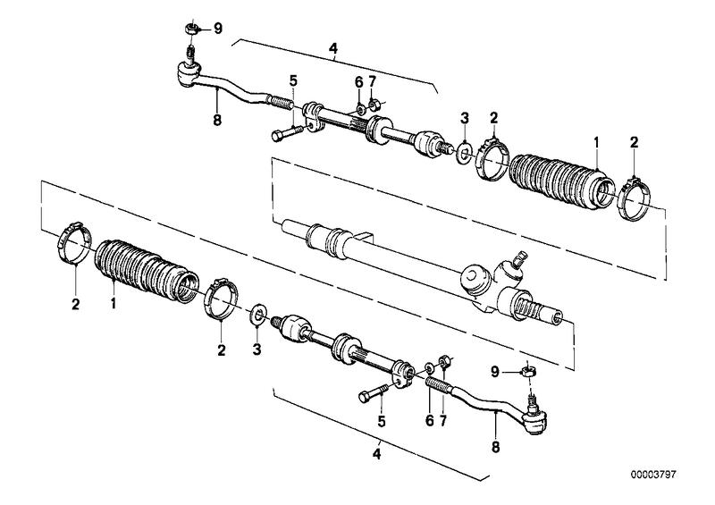 Stuurstang/spoorstang