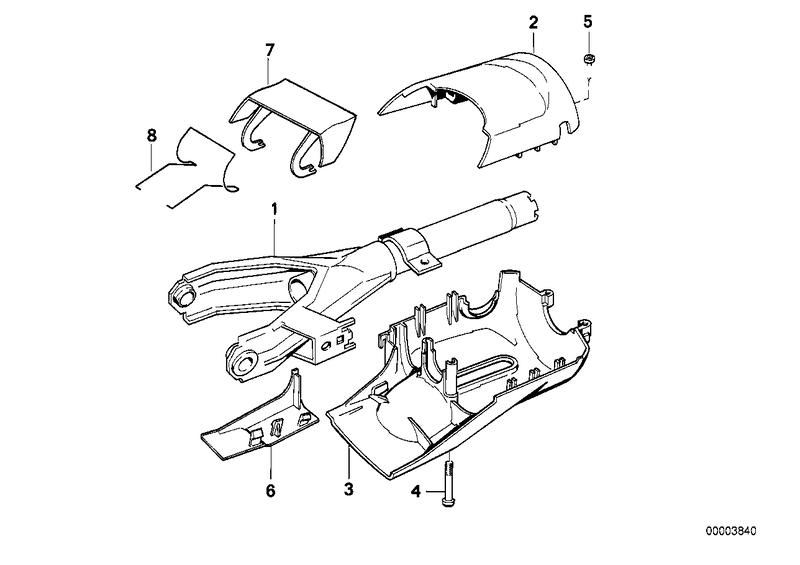 Stuurkolom-stuurstang / bekleding