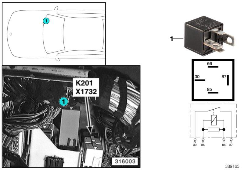 Relais extra ventilateur stand 3 K201