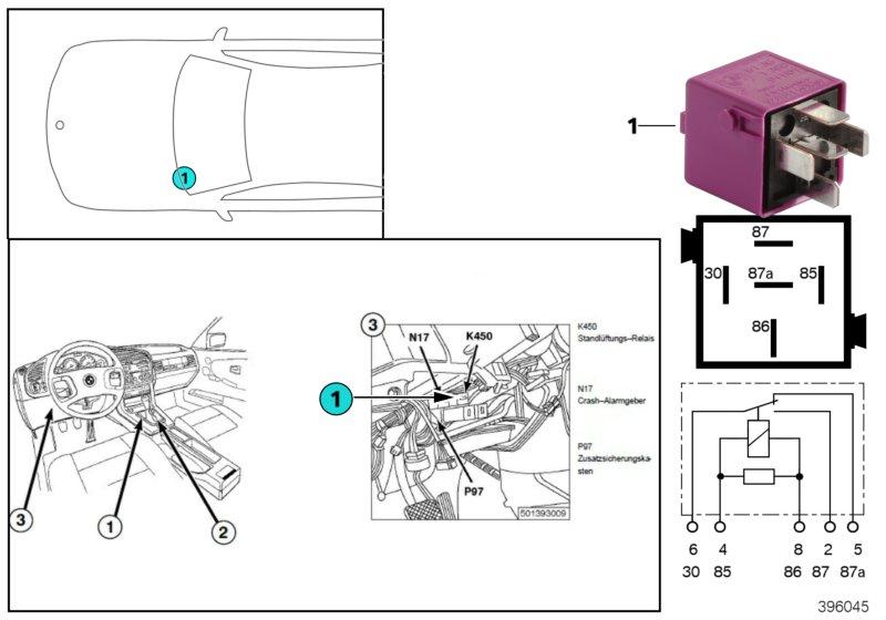 Relais interieurvoorventilatie K450