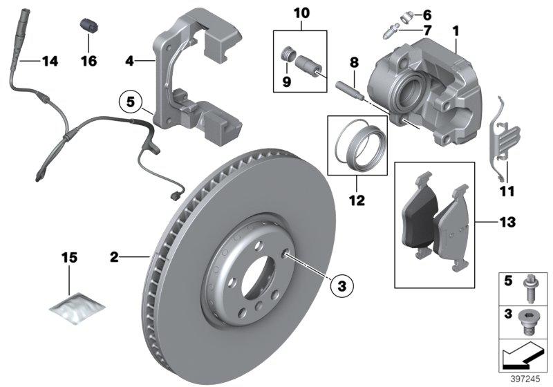 Voorrem-remblokken-power kit