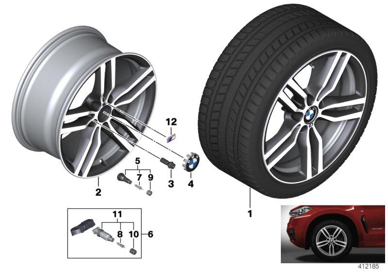 BMW LM-velg M dubbele spaak 623 - 19''