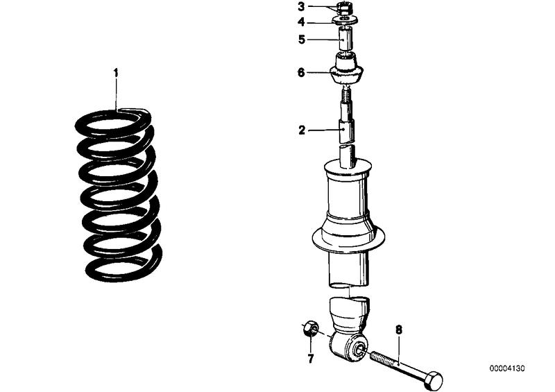 Schokdempers/schroefveer/aanbouwdelen