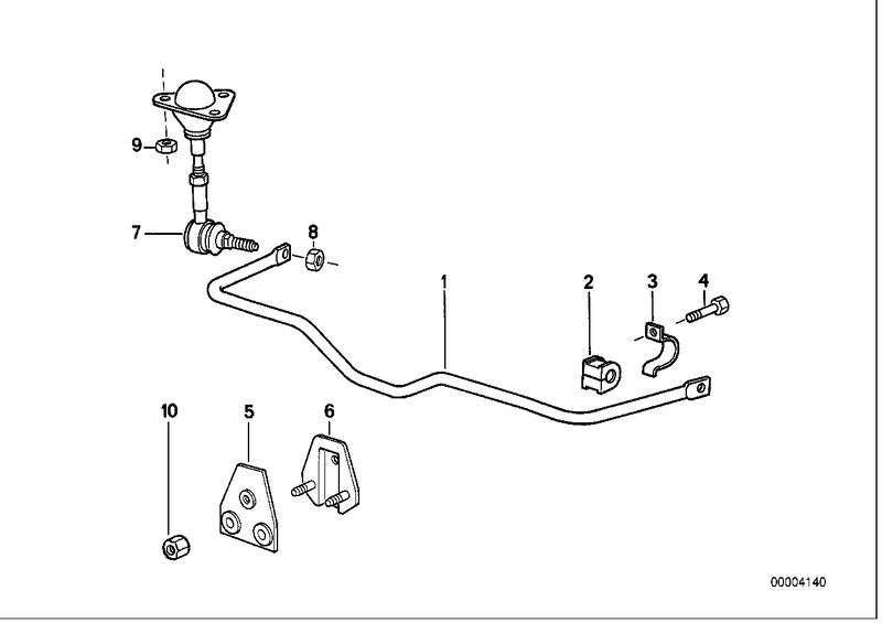 Stabilisator achter