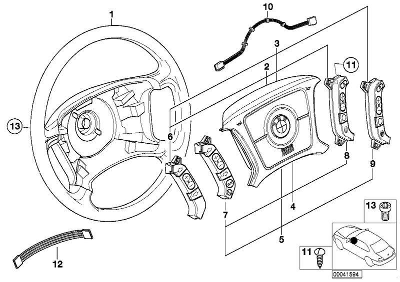 Stuurwiel Airbag-Smart multifunctioneel