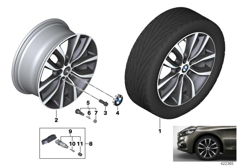 BMW LM-velg V-spaak 485 - 18''