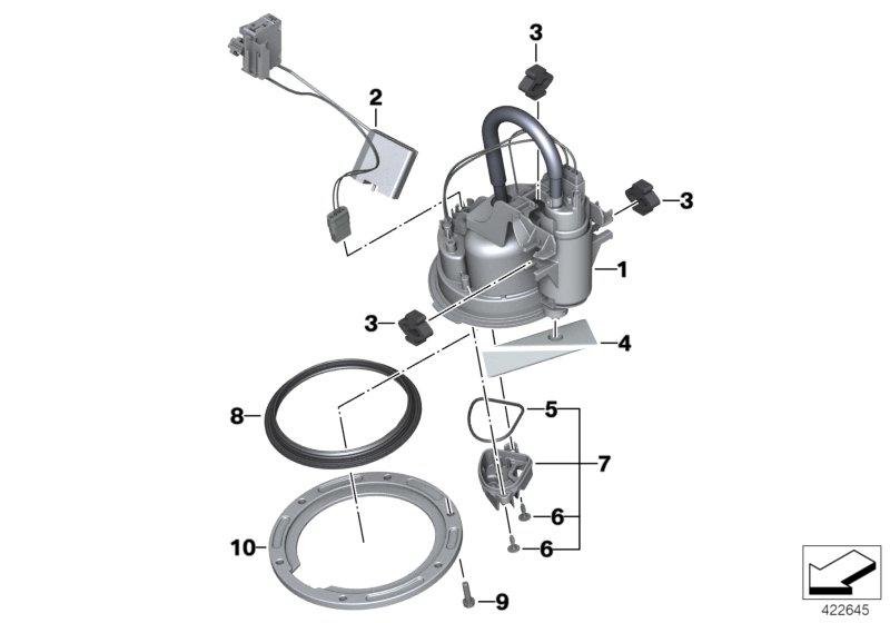 Brandstofpomp  /  Niveausensor