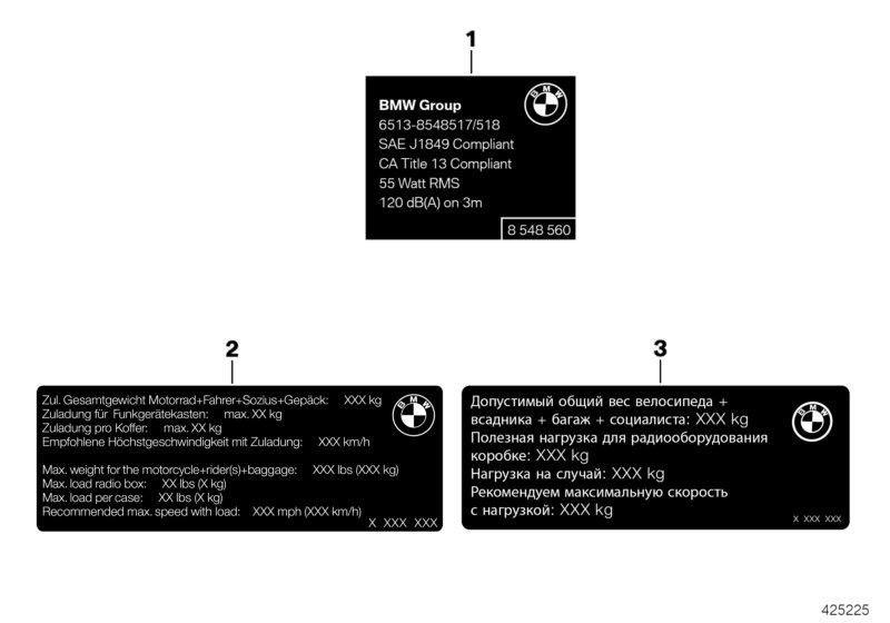 Labels overheidsvoertuig