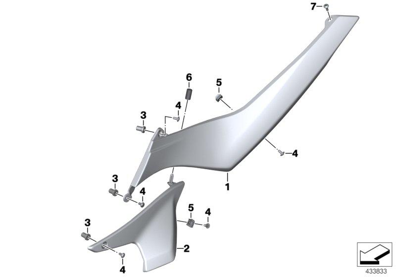 Bekleding zijdeel  /  aanbouwdelen