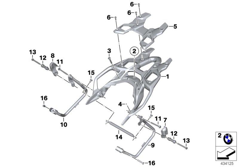 Bagagebrug topcase