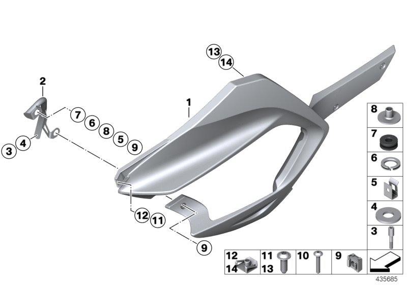 Motorspoiler aanbouwdelen