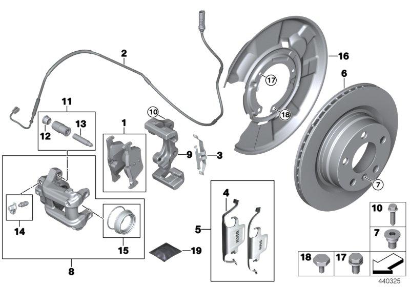 Remvoeringsensor achterrem