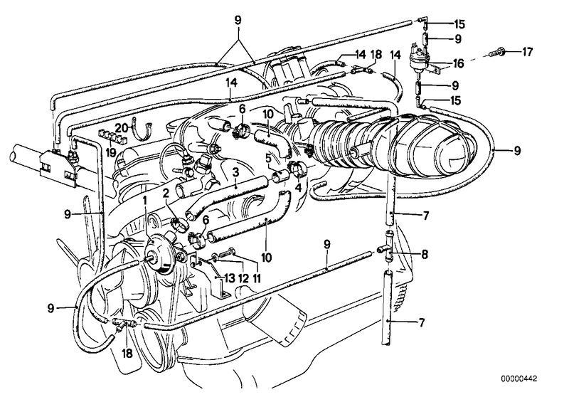 Onderdrukbesturing-motor