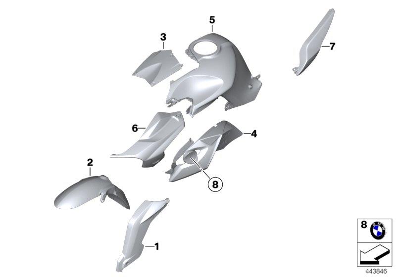 Gesp.  onderd.  WN38 light-grey metallic