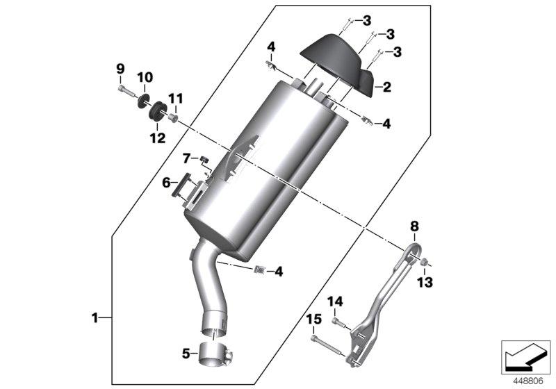 Knaldemper katalysator / aanbouwdelen