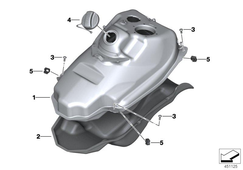 Benzinetank / aanbouwdelen