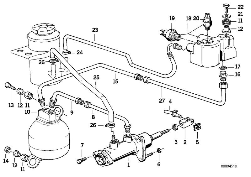 Remkrachtversterker hydraulik