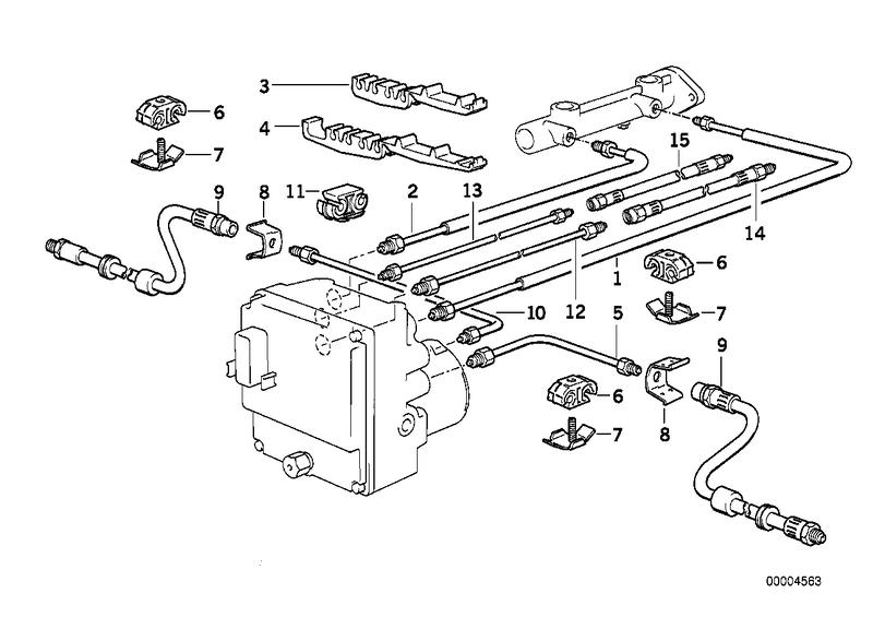 Remleidings voor ABS / ASC+T