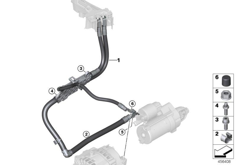 Startmotorkabel / Dynamokabel