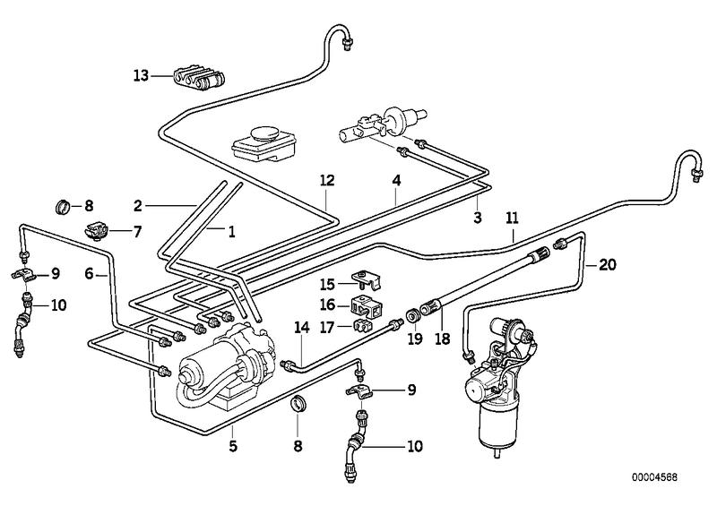 Remleidings voor ABS / ASC+T