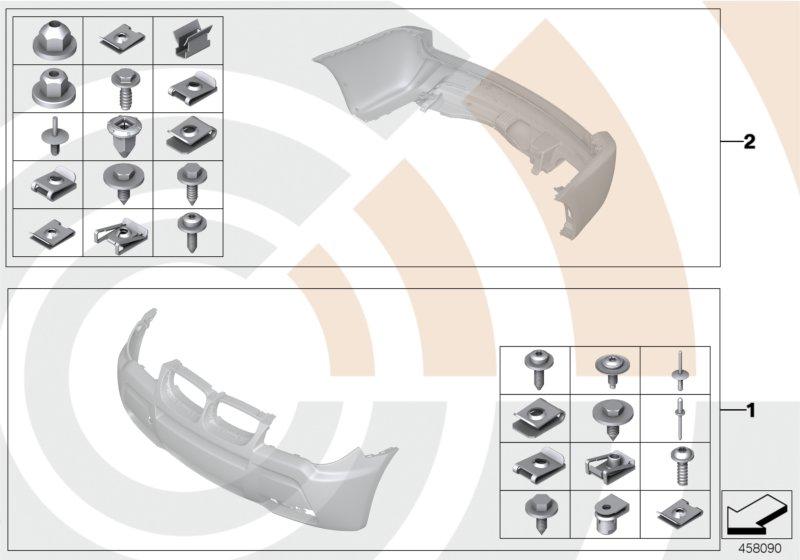 Montageset bumper