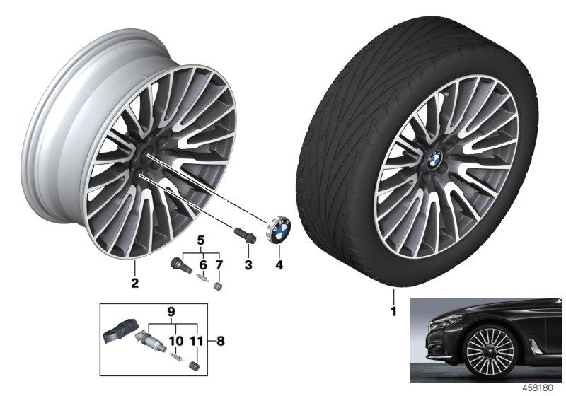 BMW LM-velg V-spaak 629 - 21''