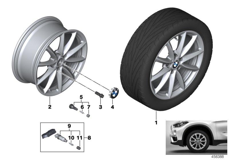 BMW LM-velg V-spaak 683 - 17''