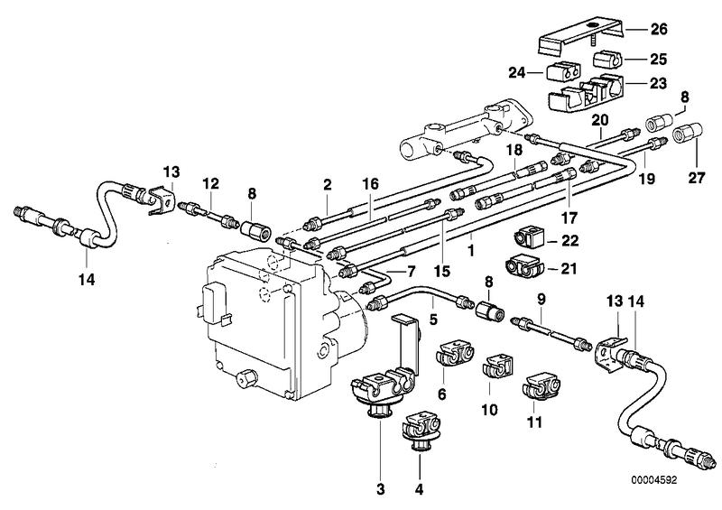 Remleidings voor ABS / ASC+T