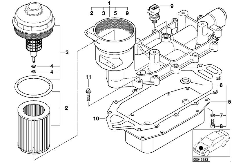 Olievoorziening-oliefilter, warmteruiler