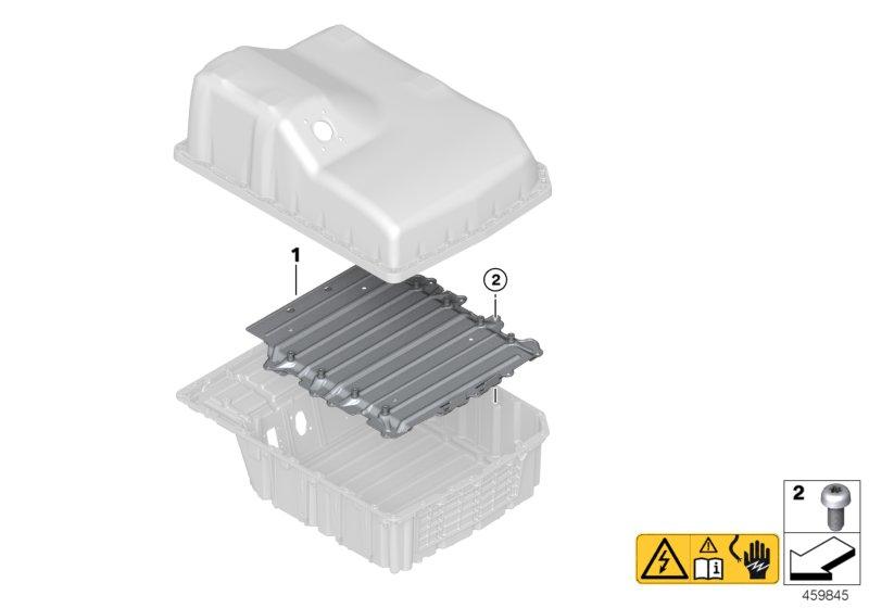 Moduleverbinding hoogvolt.  accueenheid